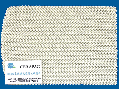 1000y高效陶瓷波紋填料